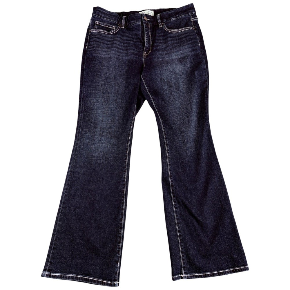 BKE Payton Jeans Women 33x32 Dark Wash Bootcut Midrise Stretch